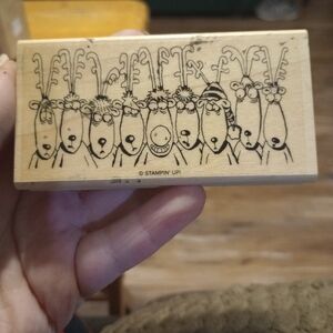 Reindeer Rubber Stamp